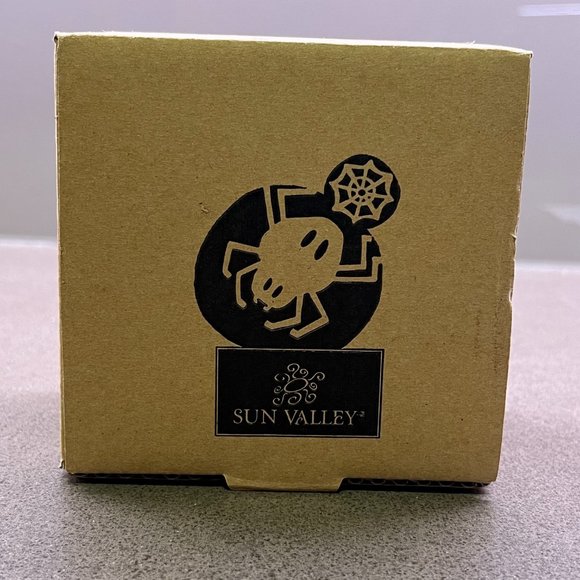 SUN VALLEY Halloween Candle Shade Spider, Orange, Purple. Yankee - Picture 7 of 9